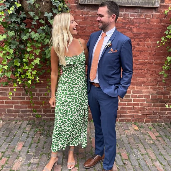 Dynamite - Ruched Maxi Dress - Size XS - Picture 5 of 8